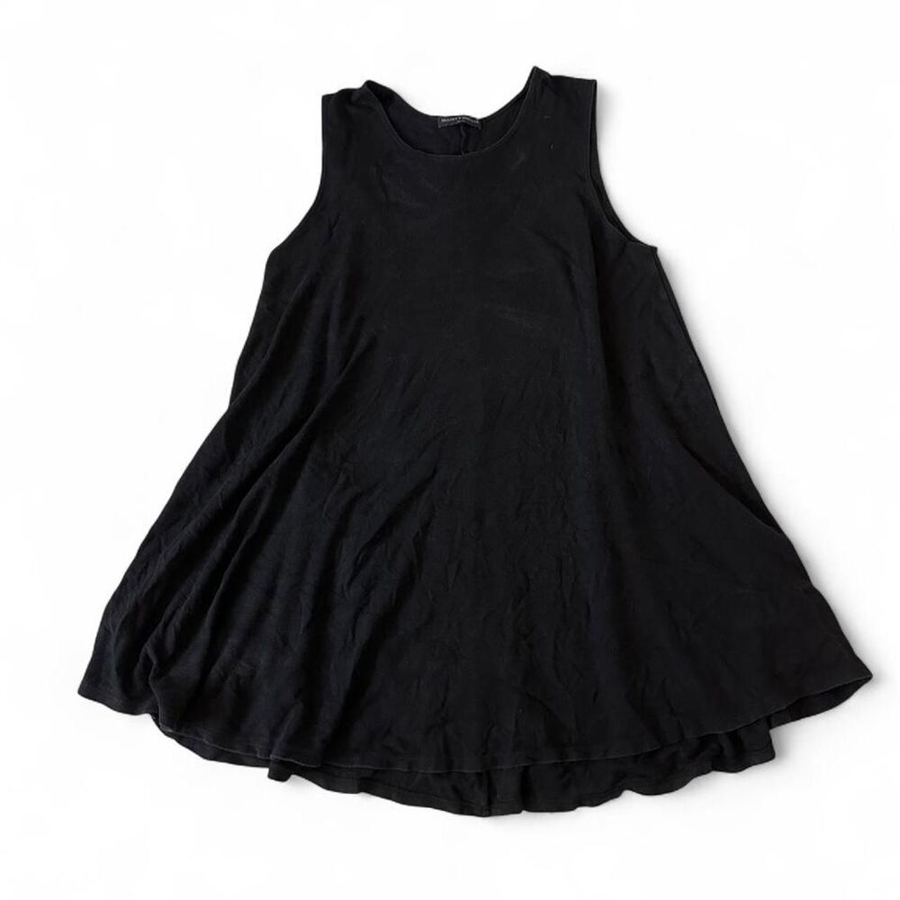 Black Mini Casual Swing Dress Brandy Melville